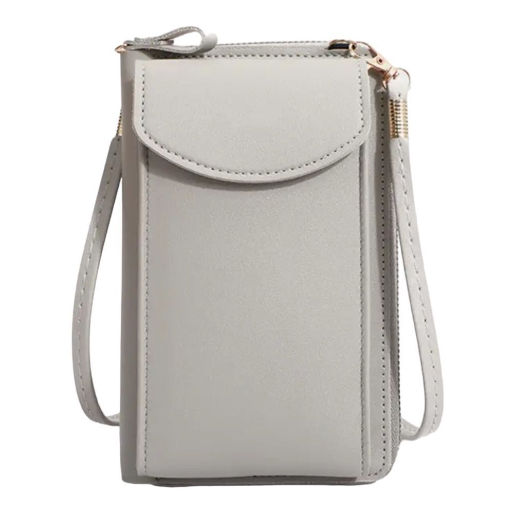 Gray Mini Bag Multi Compartment Crossbody Shoulder Bags NEW